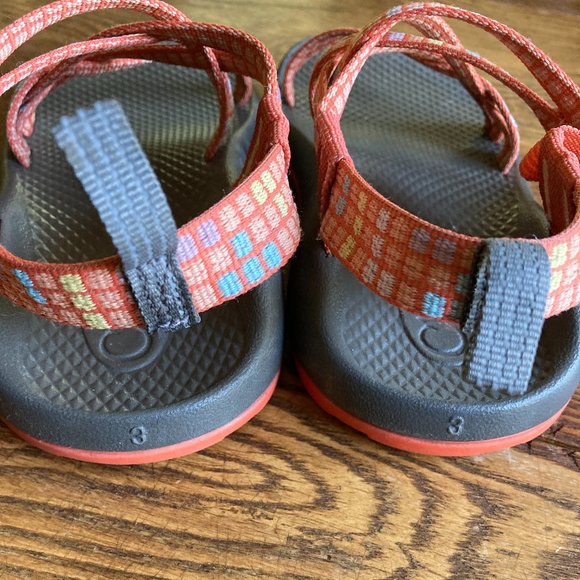 Chaco ZX1 Orange size 3Y - Picture 4 of 7